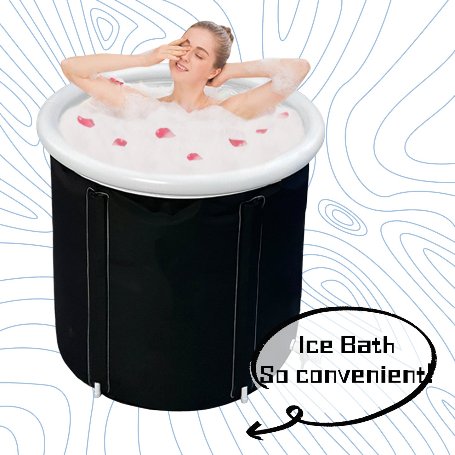 Portable Inflatable Ice Bath Tub for Recovery Therapy