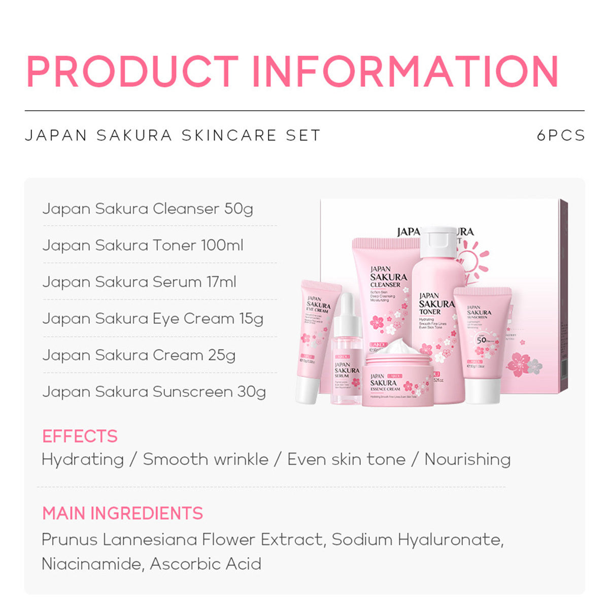 Cherry Blossom Skin Care Set - Suite1111