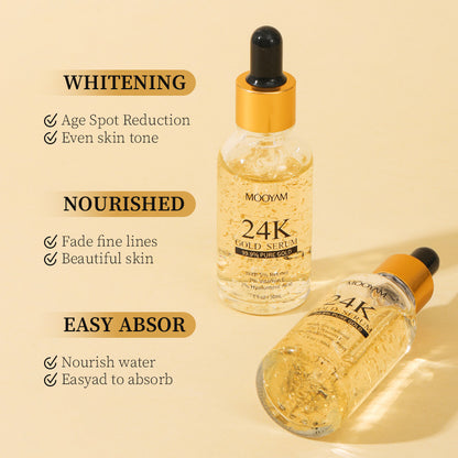 24K Gold Foil30mL Vitamin E Retinol Anti-wrinkle The Lifting Face Serum - Suite1111