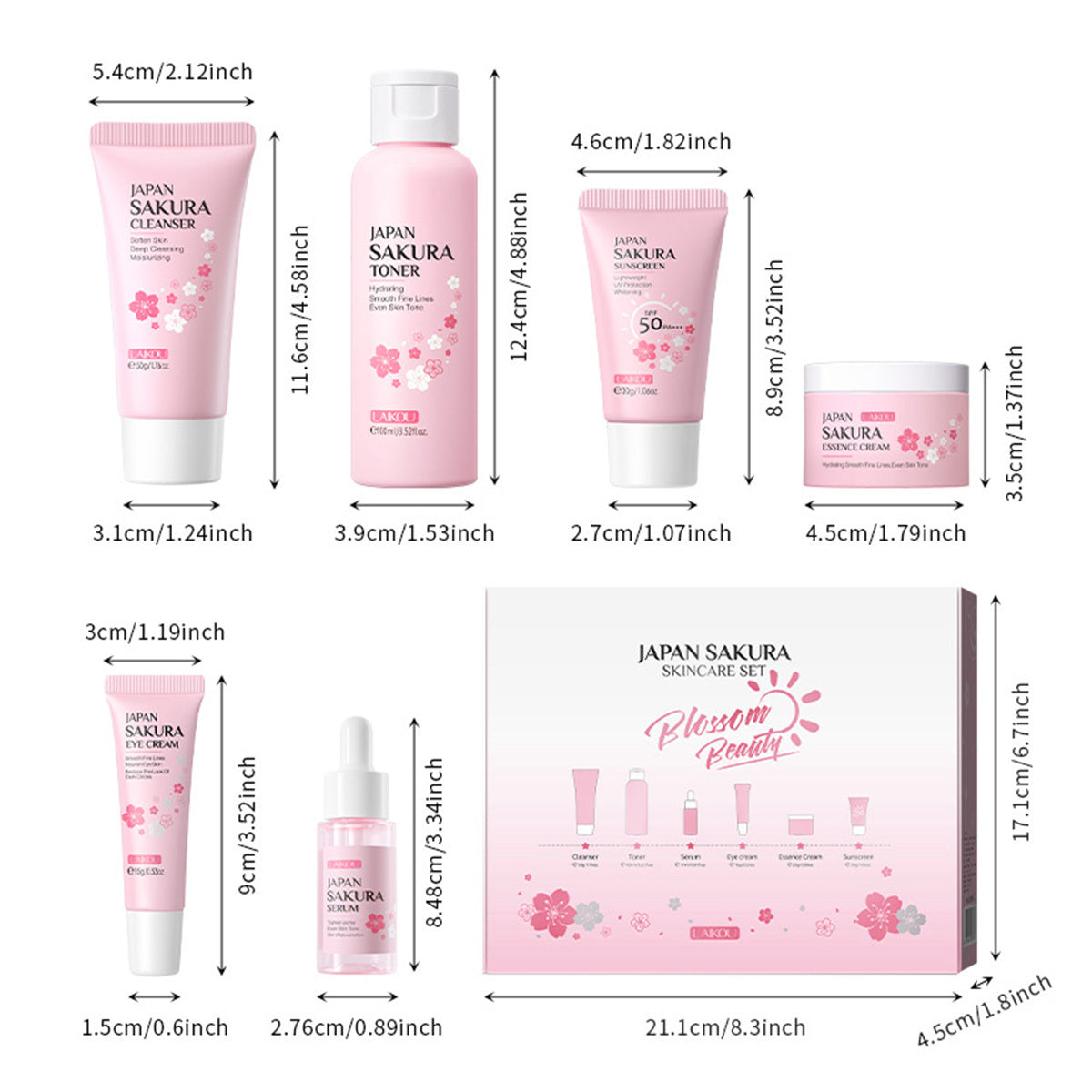 Cherry Blossom Skin Care Set - Suite1111